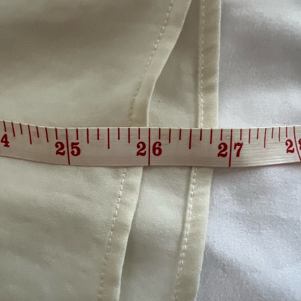 Talbots Cream Sleeveless Blouse - Picture 5 of 5